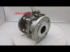 Φλαντζωτή Σφαιρική Βαλβίδα με Μοχλό Χειρολαβής που Κλειδώνει