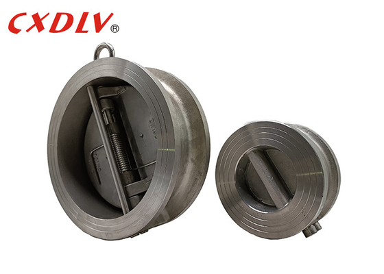 H77X-150LB γκοφρετών διπλό πιάτων αντεπιστροφής βαλβίδων μέταλλο DIN PN16 καθισμάτων EPDM ανοξείδωτου μαλακό