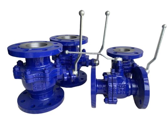 Ιταλική Βαλβίδα Αερίου Φλαντζωτή Σφαιρική Βαλβίδα DN50 PN16 Τεμάχια Σώμα Χειρολαβή Βαλβίδας