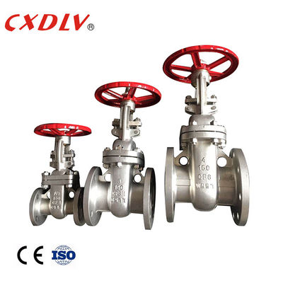 10» Handwheel λυμάτων CF3M βαλμένη φλάντζα RF τελειωμένη βαλβίδα πυλών