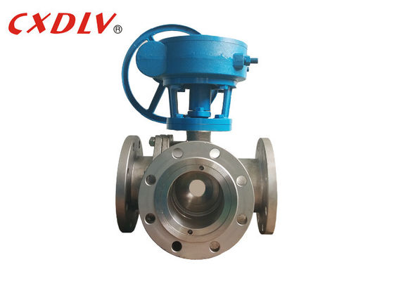 Βαλβίδα σφαιρών τρόπων λειτουργίας SS 150LB 3 εργαλείων λιμένων καθισμάτων Τ PTFE