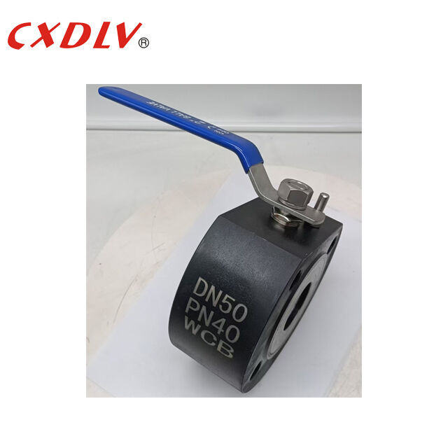 Τύπος πλάκας 1 pc Πλήρης διάτρηση βαλβίδα σφαίρας με τοποθέτηση μεταξύ φλεγκών PN 40