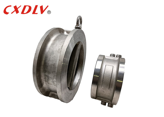 DN150 EPDM καθισμάτων γκοφρετών τύπων αντεπιστροφής βαλβίδων διπλή πιάτων πόρτα δίσκων σωλήνων διπλή