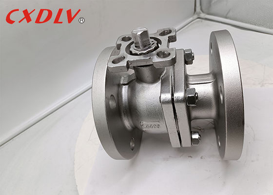 Δίσωμος σφαιρική βαλβίδα 1.4409 Σώμα PTFE Έδρα Άξονας χωρίς κάλυμμα Ελεύθερης κίνησης σφαίρα DIN PN16