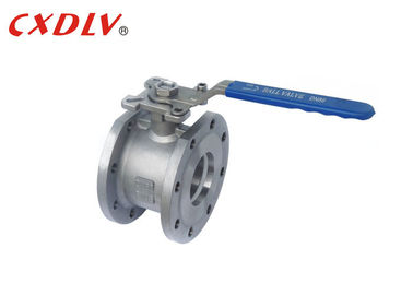 Υψηλή γκοφρέτα πλατφορμών CF8 SS304 DN50 Ιταλία Drive βαλβίδων σφαιρών 1 κομματιού από τους ενεργοποιητές