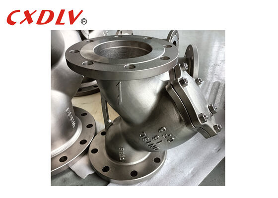 DN150 CF8 Y Φαλβίδα διόγκωσης PN16 Φλάνγκας με άκρη 300Micron Mesh με Barmagnet