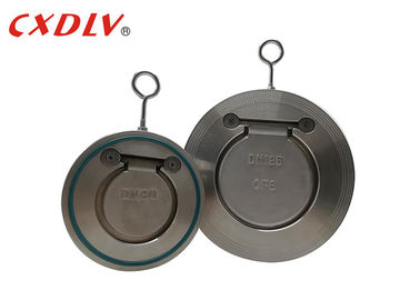 Ανοξείδωτο δαχτυλίδι βαλβίδων PN16 PTFE Ο αντεπιστροφής ταλάντευσης δίσκων SS316 Essentric με την έγκριση του ISO