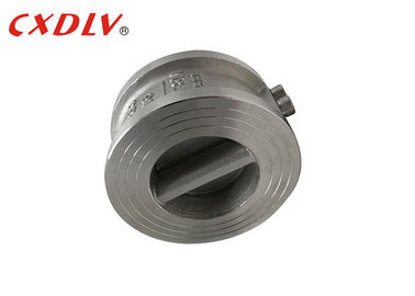 Διπλό σώμα 1.4408/CF8M/SCS14A ανοξείδωτου βαλβίδων αντεπιστροφής γκοφρετών δίσκων πεταλούδων
